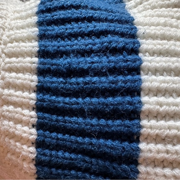 Women’s knit crewneck sweater Multicolor chunky cozy size Small - Picture 4 of 8